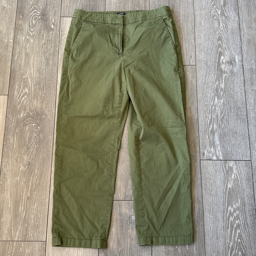 J.Crew Kate cuffed straight-leg pant in lightweight chino - Picture 2 of 9
